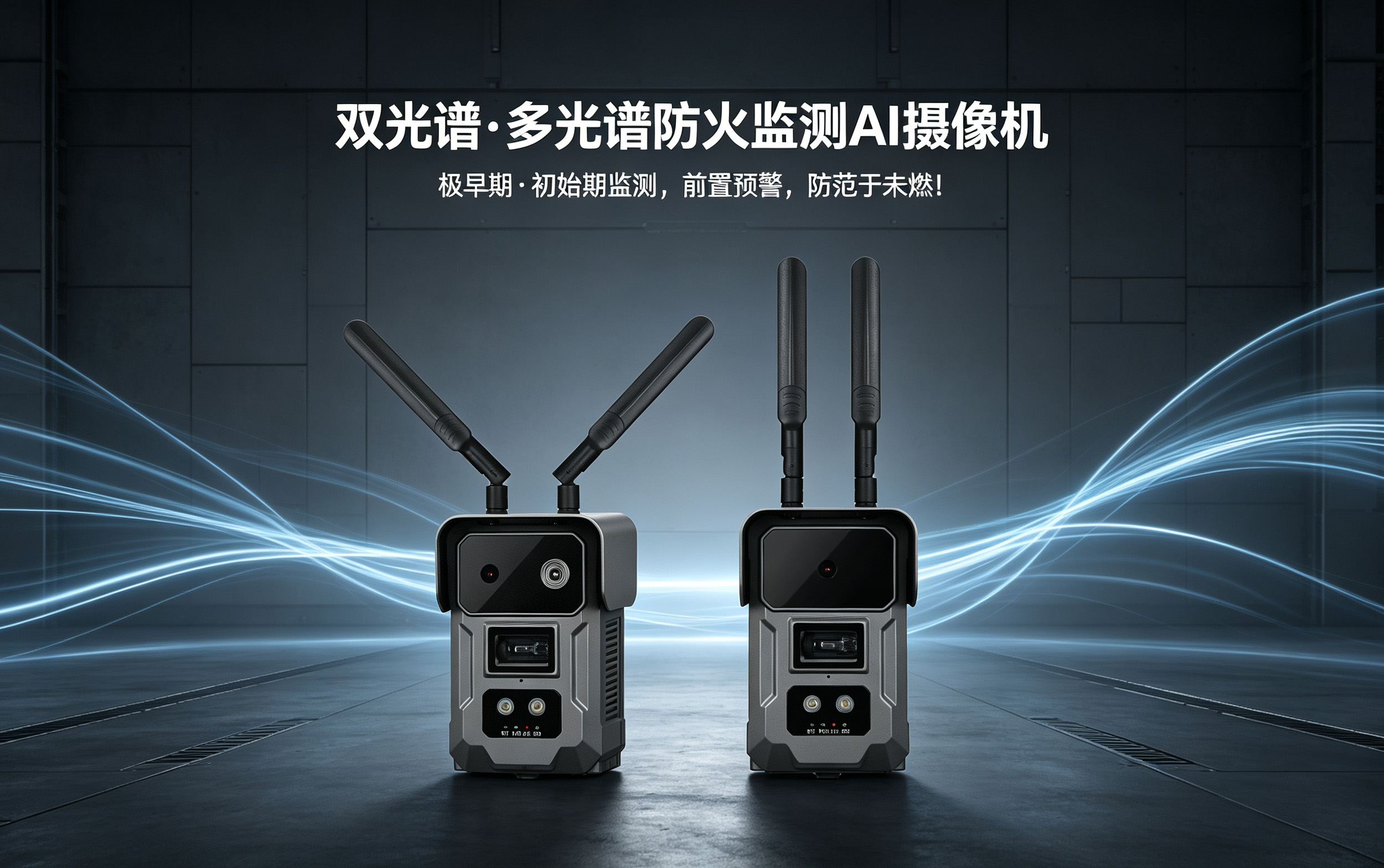 双光谱+多光谱两款防火卡片机整机图